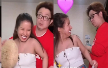 Bà Nhân Vlog 'lột đồ' trước camera, phản ứng của chồng Nhật khiến fan cười ngất