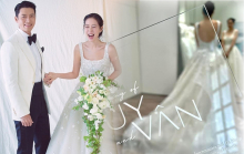 Soi chiếc váy cưới Ngô Thanh Vân mặc trong hôn lễ, cùng thiết kế với Son Ye Jin?