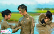 Dân mạng 'chấm hỏi' trước màn chụp ảnh cưới của đôi bạn trẻ: Lấy lúa non làm hoa, lầy lội giữa ruộng bùn?