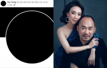 Loạt sao Việt chia buồn khi vợ  chồng Tiến Luật - Thu Trang đồng loạt đổi ảnh đại diện màu đen