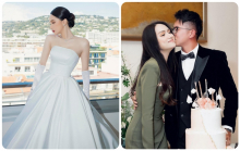 Hương Giang mặc đầm như cô dâu đi thảm đỏ Cannes, Matt Liu nói 1 câu chứng minh sắp cưới đến nơi rồi