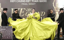 Thảm đỏ chung kết Miss Grand Việt Nam: Lona Kiều Loan 'spotlight' với chiếc váy cồng kềnh được 4 vệ sĩ hộ tống