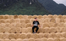 Thú vị điểm 'check-in' tết với 400 cuộn rơm tại Quảng Trị