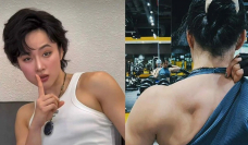 Hình ảnh Angela Phương Trinh khoe cơ bắp cuồn cuộn gây sốt mạng xã hội