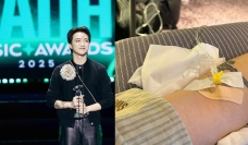 SOOBIN nhập viện phẫu thuật