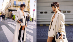 Thảo Nhi Lê khiến fan bất ngờ với kiểu tóc mullet khi tham gia Paris Fashion Week