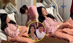 Lộ hình ảnh bạn gái Quang Hải xanh xao, đau đớn trên giường bệnh