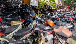 Hàng nghìn chiếc xe máy bị “bỏ quên” ở sân bay Tân Sơn Nhất và Bến xe miền Đông chờ người đến nhận