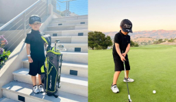 Loạt khoảnh khắc con trai Đan Trường chơi golf chuyên nghiệp dù chỉ mới 5 tuổi