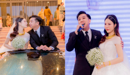 Đám cưới lộng lẫy của Lý Tuấn Kiệt (HKT) và Linh Rin: cô dâu đeo vàng kín cổ, chú rể chơi cả siêu xe