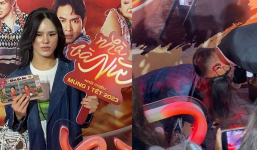 Trần Đức Bo té xỉu trên thảm đỏ ra mắt phim của Trấn Thành