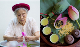 Việt Nam có 'thiên cổ đệ nhất trà' giá 10 triệu/kg, cụ bà 100 tuổi vẫn đam mê ướp trà mỗi mùa sen về