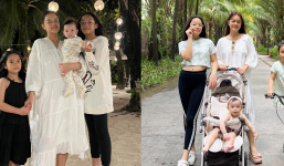Hậu bị chê cách chăm con, Phạm Quỳnh Anh khoe con gái chiều cao “khủng', 11 tuổi lớn phổng phao vượt cả mẹ