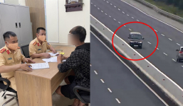 Chạy ngược chiều vì “không biết đường” trên cao tốc Phan Thiết - Dầu Giây, tài xế bị phạt 17 triệu đồng