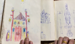 Mở cuốn sổ tay của cháu trai 8 tuổi, người cô nổi da gà, giật mình vì những gì được vẽ và viết bên trong