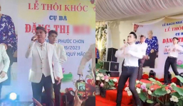 Đàm Vĩnh Hưng đi hát “lễ thôi khóc 100 ngày” cho chủ tiệm vàng, clip nhảy cực sung khiến fan ngã ngửa