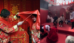 Dự đám cưới Trung Quốc gái Việt “sốc” trước phong tục đặc biệt: Bàn tiệc hơn 30 món, khách bị đọc to chuyện tế nhị