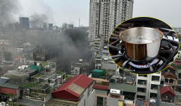 Thêm 1 đám cháy chung cư Hà Nội, khói lớn bao trùm, bất cẩn từ việc đun nước sôi