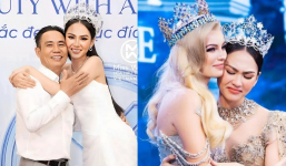 Ba Hoa hậu Mai Phương đang ở Mỹ xúc động khi biết con gái lọt Top 40 trước thềm chung kết Miss World
