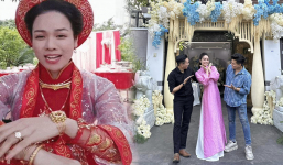 Rộ ảnh Nhật Kim Anh bí mật làm đám cưới lần 2 tuổi U40, đeo vàng nặng trĩu tay?