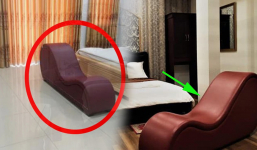 Khách sạn, nhà nghỉ có một chiếc ghế đặc biệt “uốn lượn”, nó có công dụng gì?