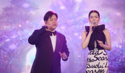 Quang Lê ôn chuyện xưa với 'người tình sân khấu' Lệ Quyên tại đêm nhạc ở Quy Nhơn