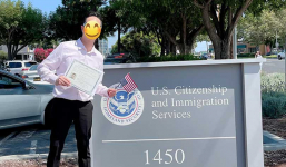 1 nam sao Việt vui mừng khoe giấy chứng nhận đã nhập quốc tịch Mỹ, bạn bè chúc mừng tới tấp