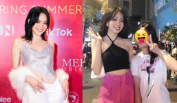 Hoa hậu Thanh Thủy bị fan bắt gặp trong đêm countdown, nhan sắc 'chấn động'