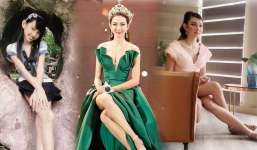 Hình ảnh hiếm hoi của Hoa hậu Thùy Tiên lúc nhỏ, thì ra đôi chân 'điệu đà' đã có từ bé