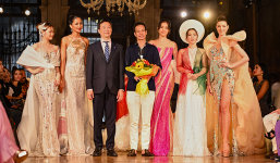 Hoa hậu Thu Hoài tự hào quảng bá áo dài tại trời Tây