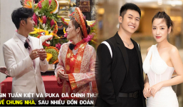 Hình ảnh Gin Tuấn Kiệt và Puka tổ chức lễ cưới trong “Hành trình rực rỡ” khiến fan rần rần chúc mừng