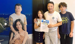 Shark Bình mừng sinh nhật tuổi mới bên Phương Oanh và các con riêng, con gái gửi lời chúc đến bố đầy ngọt ngào
