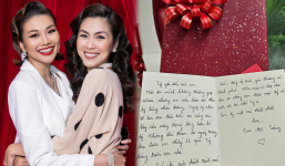 Tăng Thanh Hà viết thư tay gửi Thanh Hằng vì không thể tham dự đám cưới đàn chị