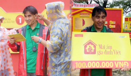 MC Quyền Linh đội mưa chịu lạnh quay chương trình giúp người nghèo ở Quảng Nam, xúc động lời chia sẻ đầy tình người