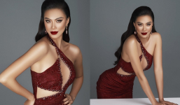 Chọn son đỏ, để tóc xoăn bồng bềnh, Á hậu Kim Duyên đẹp sắc sảo trong bộ ảnh Profile Miss Supranational 2022