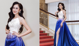 Hoa hậu Đoàn Hồng Trang thiếu ngủ vì chạy show cuối năm