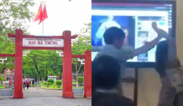 Xôn xao hình ảnh cô giáo ở Huế bị khoá tay đẩy ra khỏi lớp trước mặt học sinh, lãnh đạo tỉnh lên tiếng