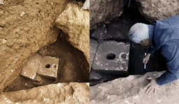 Nhà vệ sinh 2700 năm tuổi được khai quật, bồn cầu thiết kế độc lạ gây bất ngờ