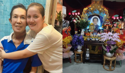 Con gái NSƯT Vũ Linh thay bàn thờ to hơn, thông báo điều đặc biệt trong lễ cúng 100 ngày của ba gây xúc động