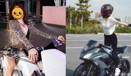 Công an vào cuộc xác minh clip một người mẫu Việt 'làm xiếc' trên mô tô phân khối lớn