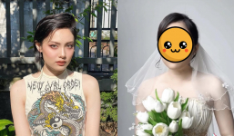 Người mẫu Fung La bất ngờ diện váy cưới, nhan sắc khác lạ gây tò mò