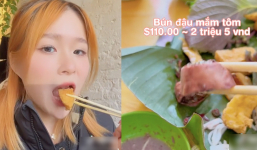 'Rich kid' Chao ăn 1 bữa bún đậu mắm tôm 2,5 triệu tại Mỹ, dân mạng tính nhẩm về Việt Nam ăn được 2 tháng