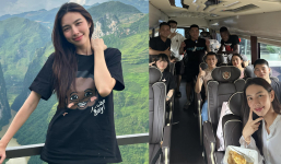 Hoa hậu Thùy Tiên gặp tai nạn, xe lao xuống vực khi đi từ thiện Hà Giang cùng team Quang Linh