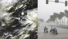 Bão Sao La có thể mạnh lên cấp siêu bão, một số vùng biển bắt đầu có gió giật mạnh và mưa dông