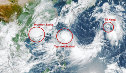 Thêm một cơn bão mới xuất hiện sau bão Sao La và Haikui, liên tiếp bão sẽ gây nguy hiểm như thế nào?