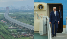 Đường phố Hà Nội vắng hoe như Tết trong ngày Tổng thống Mỹ Joe Biden chính thức thăm Việt Nam