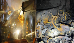 Bảo vệ dùng bình dập lửa nhưng càng xịt càng cháy to, thiệt hại nặng nề tại chung cư 150 người ở bị cháy