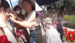 Cô dâu chú rể ở Hà Tĩnh bị hắt chất bẩn vào người khi đang rước dâu, nghi do người yêu cũ
