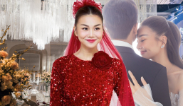 Siêu mẫu Thanh Hằng cấm quay phim chụp hình trong tiệc cưới, không gian lộng lẫy ở khách sạn 5 sao gây choáng