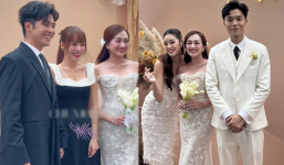 'Vợ chồng son' Puka và Gin Tuấn Kiệt dự đám cưới Phương Lan, dàn sao Việt đình đám đến chúc phúc